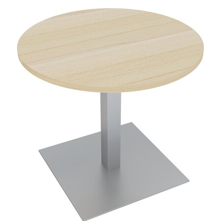 Skutchi Designs 34 in W, 34 in L, 29 in H, Engineered Wood Top, Brown HAR-RD-34-POST-XD08